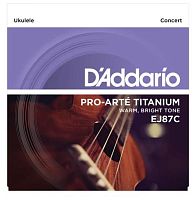 D'ADDARIO SET CONCERT TITANIUM UKULELE