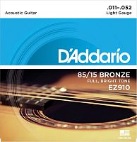 D'ADDARIO EZ910 SET ACOUS GTR 85/15 LITE