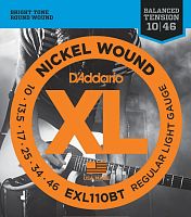 D'ADDARIO EXL110BT NICKEL WOUND BALANCED TENSION REGULAR LIGHT 10-46