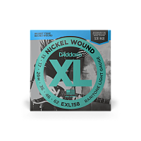 D'ADDARIO EXL158 NICKEL WOUND BARITONE LIGHT 13-62 струны для электрогитары (баритон), никелерованная сталь, 13-62