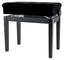 GEWA Piano bench Deluxe Compartment White matt