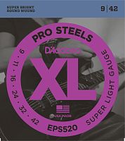 D'ADDARIO EPS520 ProSteels, Super Light, 9-42